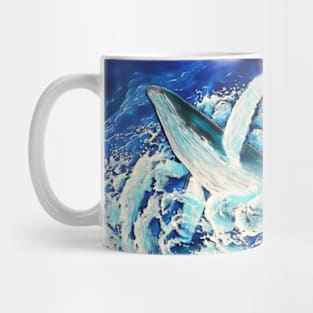 Humpback Whale Swimming Mug